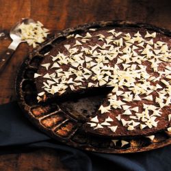 American-style frosted Chocolate Cake